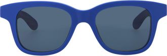 Alexander McQueen 48mm Square Sunglasses in Blue Blue Blue at Nordstrom Rack