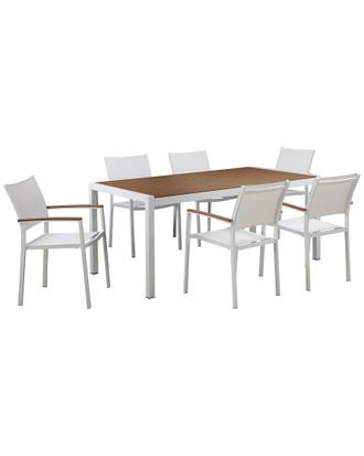 Pangea Home David 7Pc Dining Set Teak