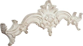 Biscottini International Fregio legno 97x34 cm Made in Italy Fregi per mobili pareti Fregi in legno decorativi per mobili pareti con finitura anticata