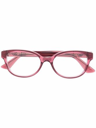 Gucci Occhiali ovali - Rosa