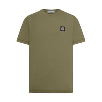 Stone Island T-Shirts - Heren - T-shirts - Groen - S - Tops