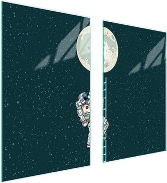 OEM Placa Protectora De Vidrio Para Estufa 75x52 Luna