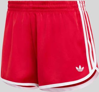 adidas Originals Comfort Fit Trainingsshorts mit Logo-Detail in Rot, Gr&ouml;&szlig;e XL
