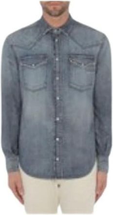 Dondup Camicia Western regular fit - - Shirts - Uomo - Blu - M