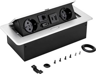 OEM Enchufe Empotrado Para Encimera, Enchufe De Mesa, Enchufe Empotrado De Cocina De 6 Tomas, Caja De Suelo Emergente, Enchufe De Mesa, Enchufe Empotrado 