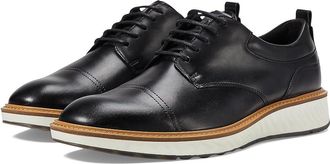 Ecco ST.1 Hybrid Cap Toe Oxford Mens Shoes Black : EU 39 (US Mens 5-5.5) D - Medium, Leather