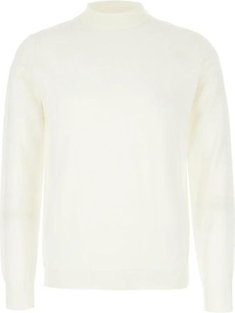 Maison Margiela Merinowollen coltrui - Heren - Coltruien - Wit - L - Wol - Truien & Vesten