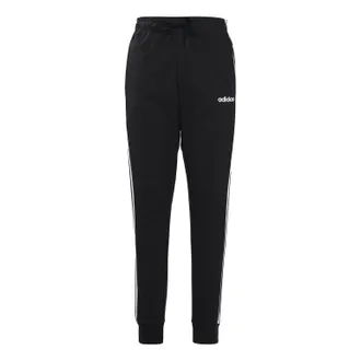 adidas Essentials 3-Stripes Tapered Cuffed Pants Men Black DU0468