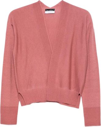 Arovescio Cardigan crop - Rosa