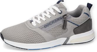 Dockers by Gerli Sneaker DOCKERS BY GERLI, Herren, Gr. 40, grau, Synthetik, Textil, Schuhe Sneaker, Freizeitschuh, Schn&uuml;rschuh, komfortabler Schuhweite G (=weit)