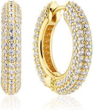 Sif Jakobs Jewellery Earrings Carrara Medio in 18K Gold Plate at Nordstrom, Size Medium