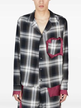 Sulvam Camicia a quadri - Nero
