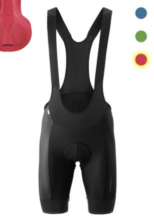 Gonso Fahrradhose GONSO SITIVO Bib M, Damen, Gr. 4XL, Normalgr&ouml;ssen, rot, 65% Polyamid, 35% Elasthan, Hosen Fahrradhose, Herren Radhose, Radlerhose mit spez