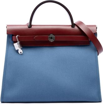 Herm&egrave;s Pre-owned Hermes Toile Herbag Zip 31 Satchel Ladies 7GL2J9SR2LOT5SJ7