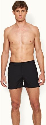 Orlebar Brown Setter Shorter Length Swim Shorts in Black at Nordstrom, Size 28