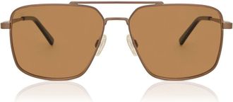 Serengeti Eyewear Aitkin Polarized SS554001 Mens Sunglasses Brown Size 56