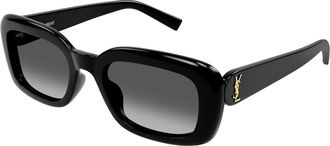 Saint Laurent SL M130/F Asian Fit 002 Mens Sunglasses Black Size 53