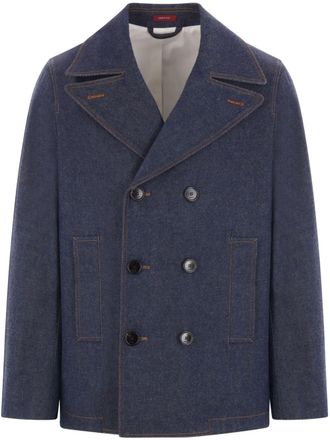 Gucci denim blazer - men - Cotton - 48 - Blue