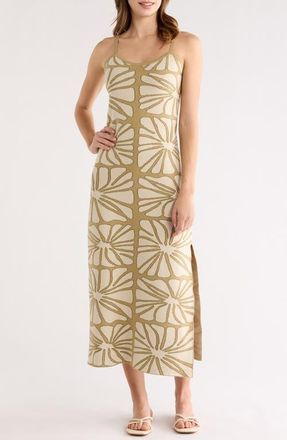 Billabong Overheated Midi Dress in Green Ash at Nordstrom, Size X-Small