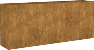 vidaXL Jardinera Acero Corten 200x40x80 Cm Vidaxl