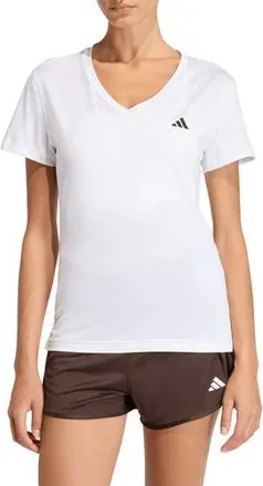 adidas V-Neck T-Shirt in White at Nordstrom Rack, Size X-Small