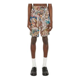 Endless Joy Casual Shorts, male, Multicolor, Size: S Abstract Motif Board Shorts
