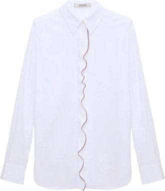 Dorothee Schumacher Pure Power Blouse - Dames - Overhemden - Wit - M - Katoen - Overhemden