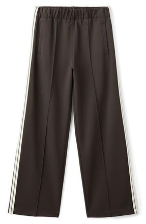 Mango Pintuck Pleat Track Pants in Brown at Nordstrom, Size X-Small
