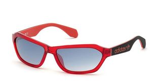 adidas OR0021 66C Mens Sunglasses Red Size 58