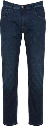 Pantaloni Torino Breakbeat Zip Jeans - Heren - Regular Fit Jeans - Blauw - W33 - Katoen - Jeans