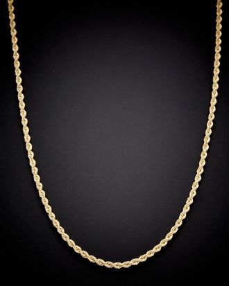 Italian Gold, Inc 14K Italian Gold Hollow Rope Chain Necklace