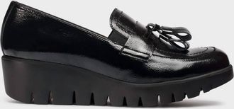 Wonders Womens Fly 42 Loafers In Lack Black