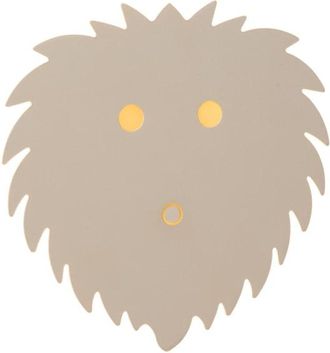 Lucide L&aacute;mpara de pared de metal con 1 led integrado, beige