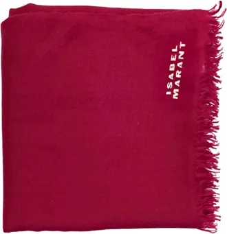 Isabel Marant Accessoires, Dames, Roze, ONE Size, Kasjmier, Alette Scarf