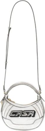 Casablanca Biker Bag - Dames - Schoudertassen - Grijs - ONE Size - Leer - Tassen