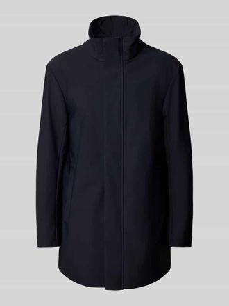 Emporio Armani Kurzmantel mit Stehkragen und Eingrifftaschen in Marine, Gr&ouml;&szlig;e 50