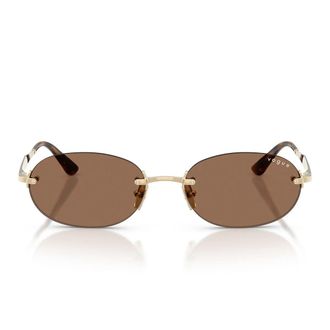 Vogue Sunglasses Vo4342 S 848/73 Pale Gold/Dark Brown Women