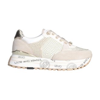 Liu Jo Sneakers, female, Beige, Size: 9 US Brown Sneakers Modern Design Ai23