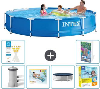 Intex Piscina Con Estructura Redonda - 366x76 Cm - 7-piezas S291
