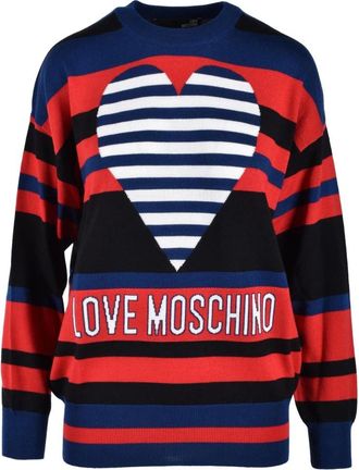 Love Moschino Truien & Vesten, Dames, Veelkleurig, L, Wol, trui