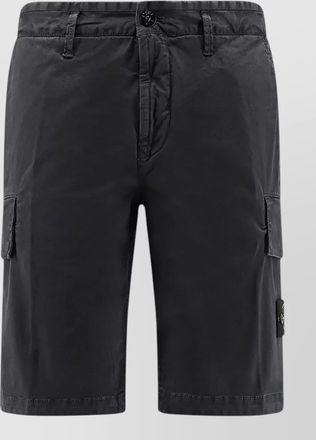 Stone Island organic cotton cargo shorts