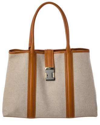 Christian Louboutin Canvas & Leather Tote