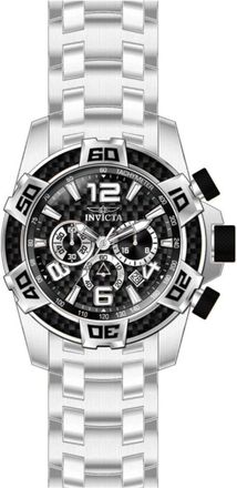 Invicta Pro Diver 51015 Herenhorloge - Quartz Uurwerk - Roestvrij Staal met Zwarte Wijzerplaat - 50 mm