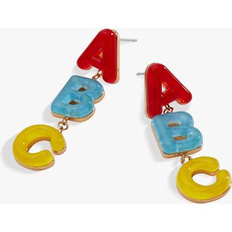 Alex and Ani ABC Linear Earring in Gold at Nordstrom