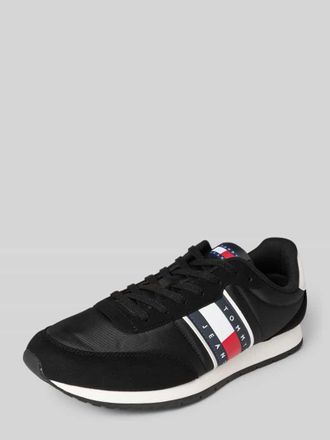 Tommy Jeans Low Top Sneaker mit Label-Pr&auml;gung Modell CLASSIC RUNNER in BLACK, Gr&ouml;&szlig;e 40