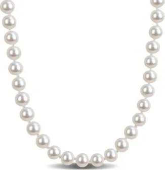 Delmar Cultured Pearl Necklace, 6-6.5mm in White at Nordstrom Rack