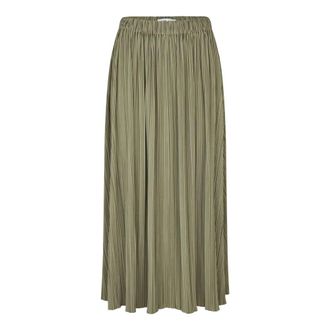 Sams&oslash;e & Sams&oslash;e Midi Skirts, female, Green, Size: S Samiley Skirt