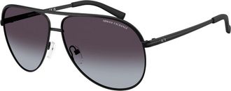 A|X Armani Exchange AX2002 60008G Mens Sunglasses Black Size 61