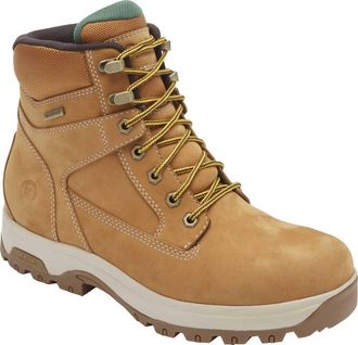Dunham Mens 8000 Works 6 Inch Plain Toe Boot In Wheat