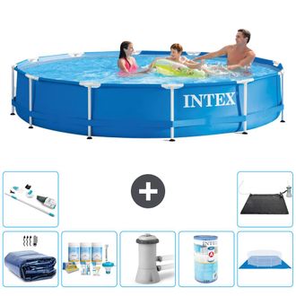 Intex Piscina Con Estructura Redonda - 366x76 Cm - 7-piezas S41598